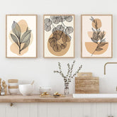 Lines and Faces Galerie-Wand-Leinwandposter